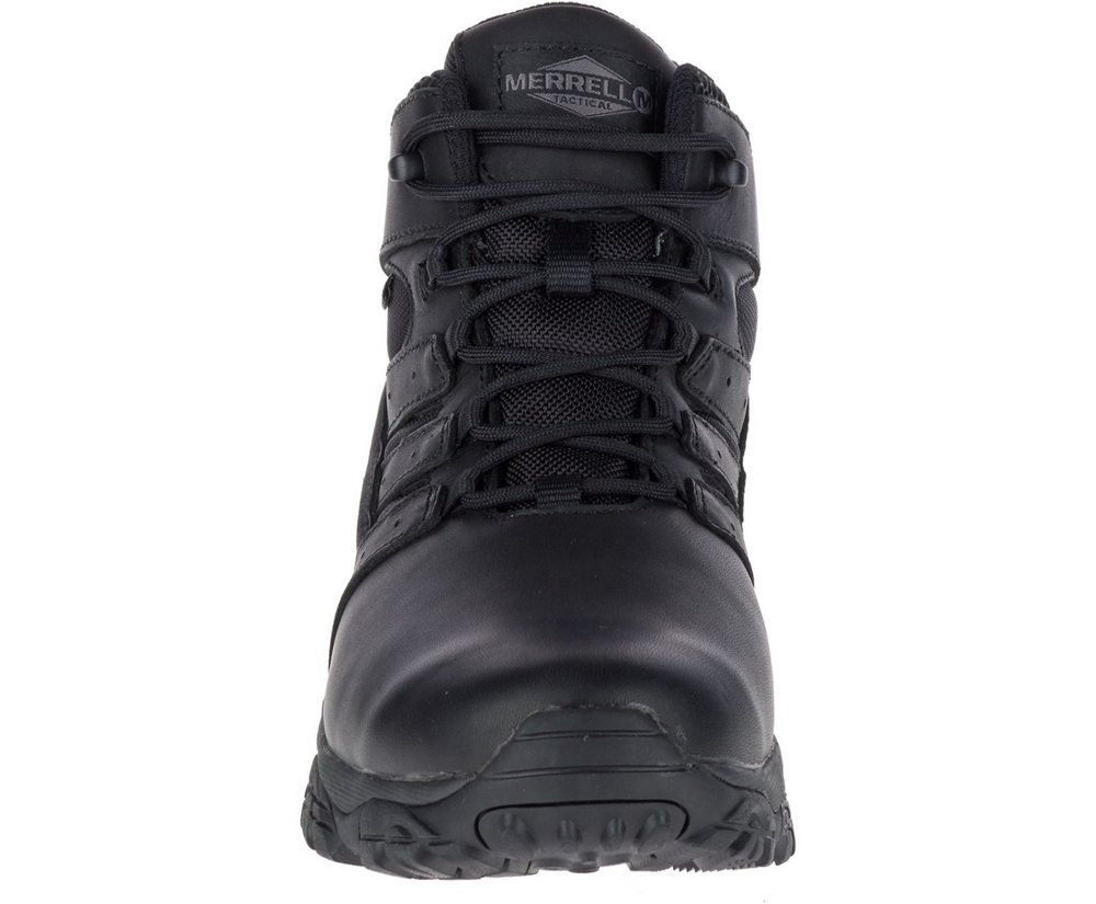 Kozaki Merrell Damskie Czarne - Moab 2 Mid Tactical Response Waterproof - 284501-AQK